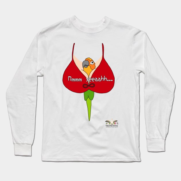 HWS SASSY COLLECTION! - SUN CONURE Long Sleeve T-Shirt by HappyWings